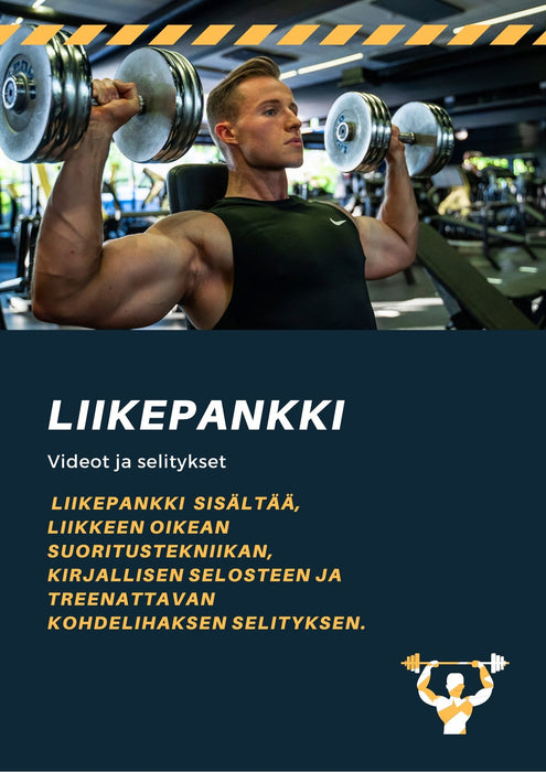 Treeniohjelma liikepankki Fitvalmennus
