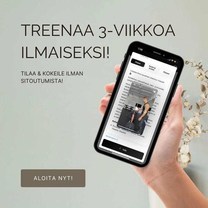 Ilmainen treeniohjelma - kokeile 21-päivää ilman sitoutumista
